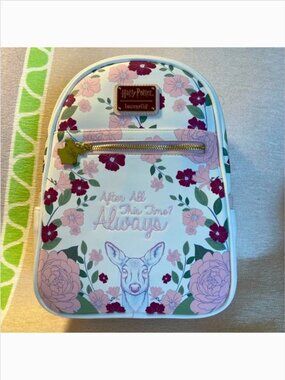 Harry Potter Loungefly Always Floral Backpack - NWT